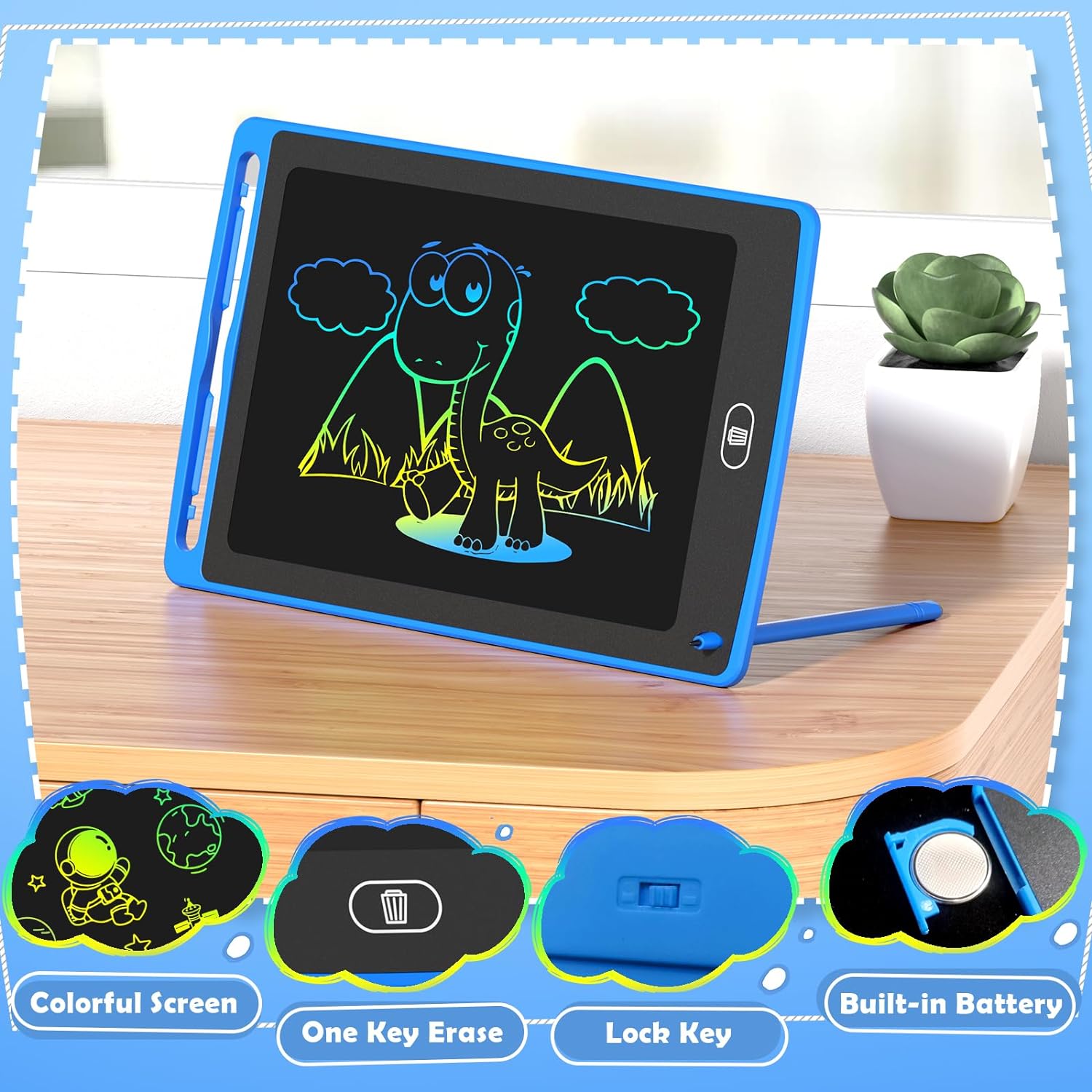 Tablette LCD Éducative – Apprentissage et Créativité pour Enfants