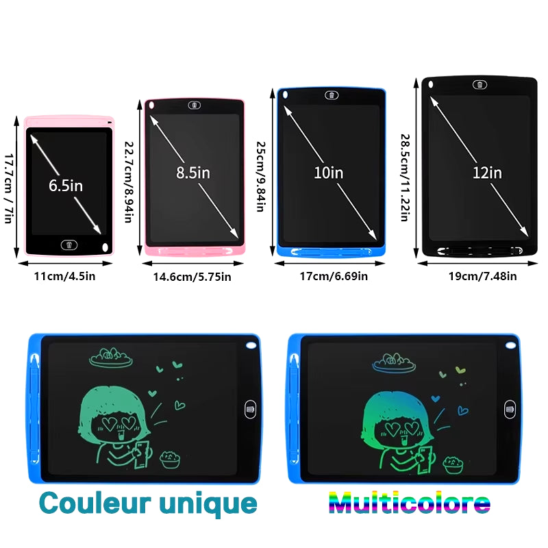 6.5/8.5/10/12Inch LCD Drawing Board Writing Tablet Digit Magic Blackboard Art Painting Tool Kids Toys Brain Game Child'S Gift