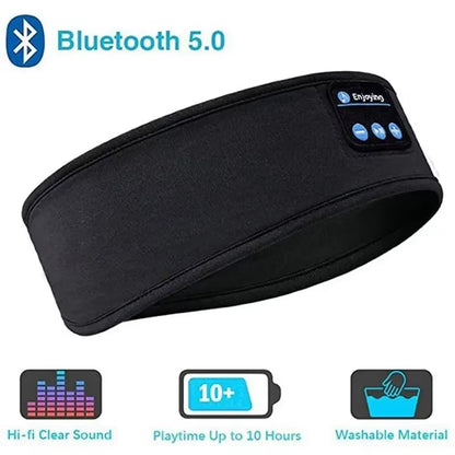 Bluetooth 5.0 Earphones Sports Sleeping Headband Elastic Wireless Headphones Music Eye Mask Wireless Bluetooth Headset Headband